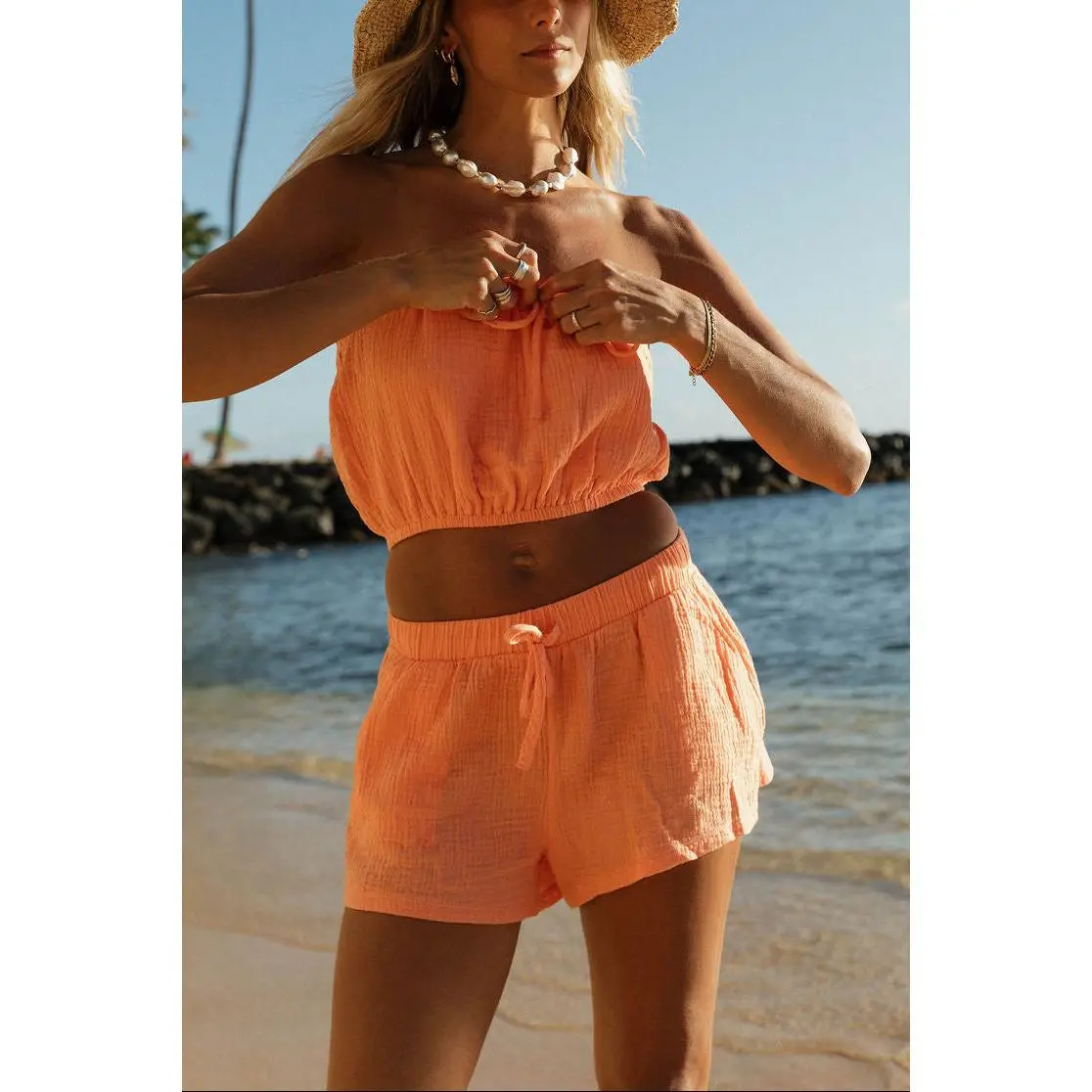 Breeze Cotton Gauze Shorts