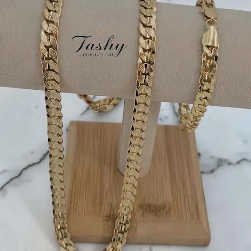 Set de cadena con brazalete Oro laminado ado 14k