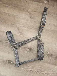 Black cheetah Halter