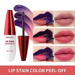 Tear off lip color, easy to color, moisturizing, long-lasting, non stick, cup lipstick, peel off lip gloss, women's cosmetics, Valentine's Day gift
