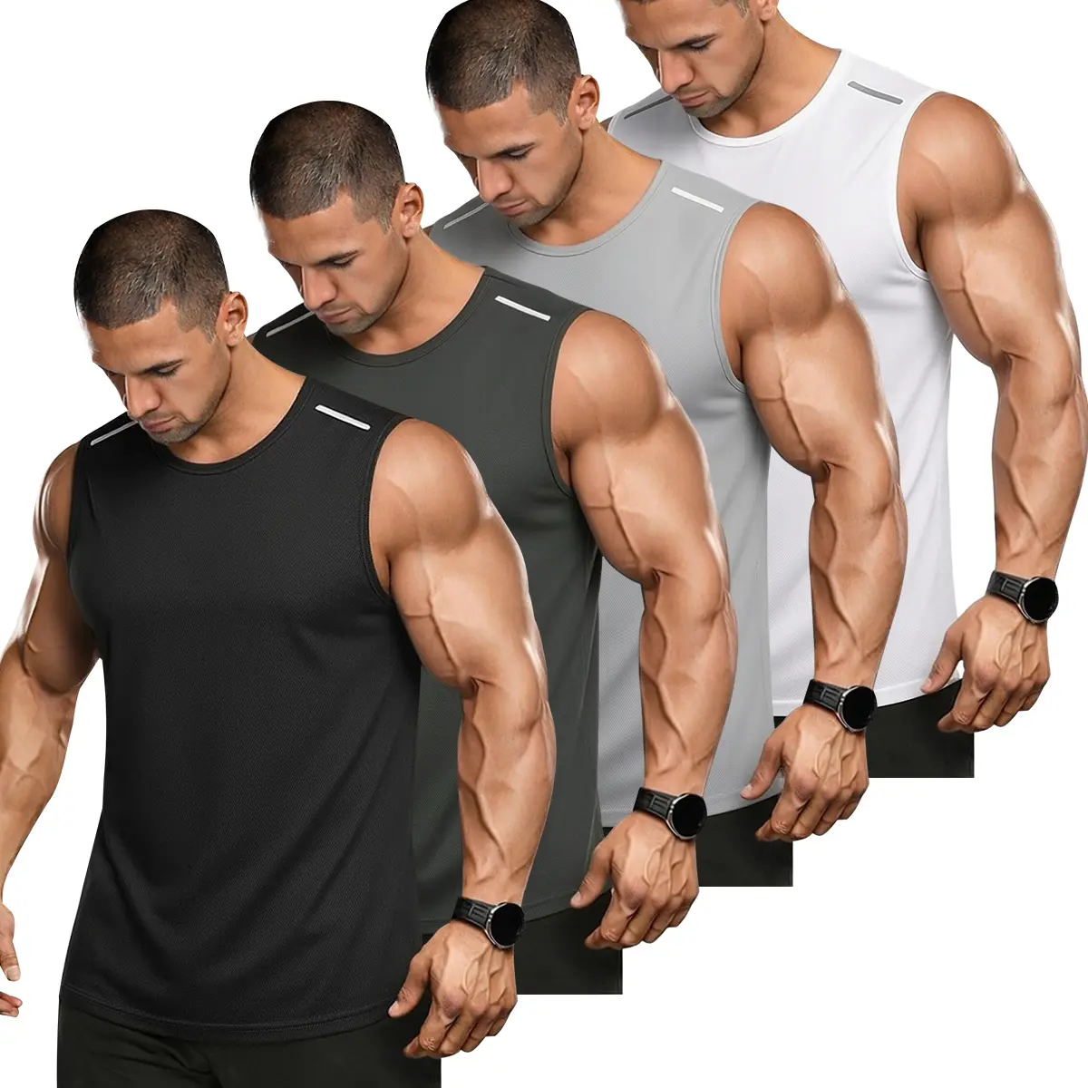 Men’s summer clothing, men’s street-style tank top, men’s gift apparel, breathable muscle tank top, heavyweight drapey fit sleeveless shirt for fitness and casual wear