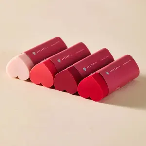 Random 4 Heart-Shaped Creative Pencil Erasers for School Students Party Favors
