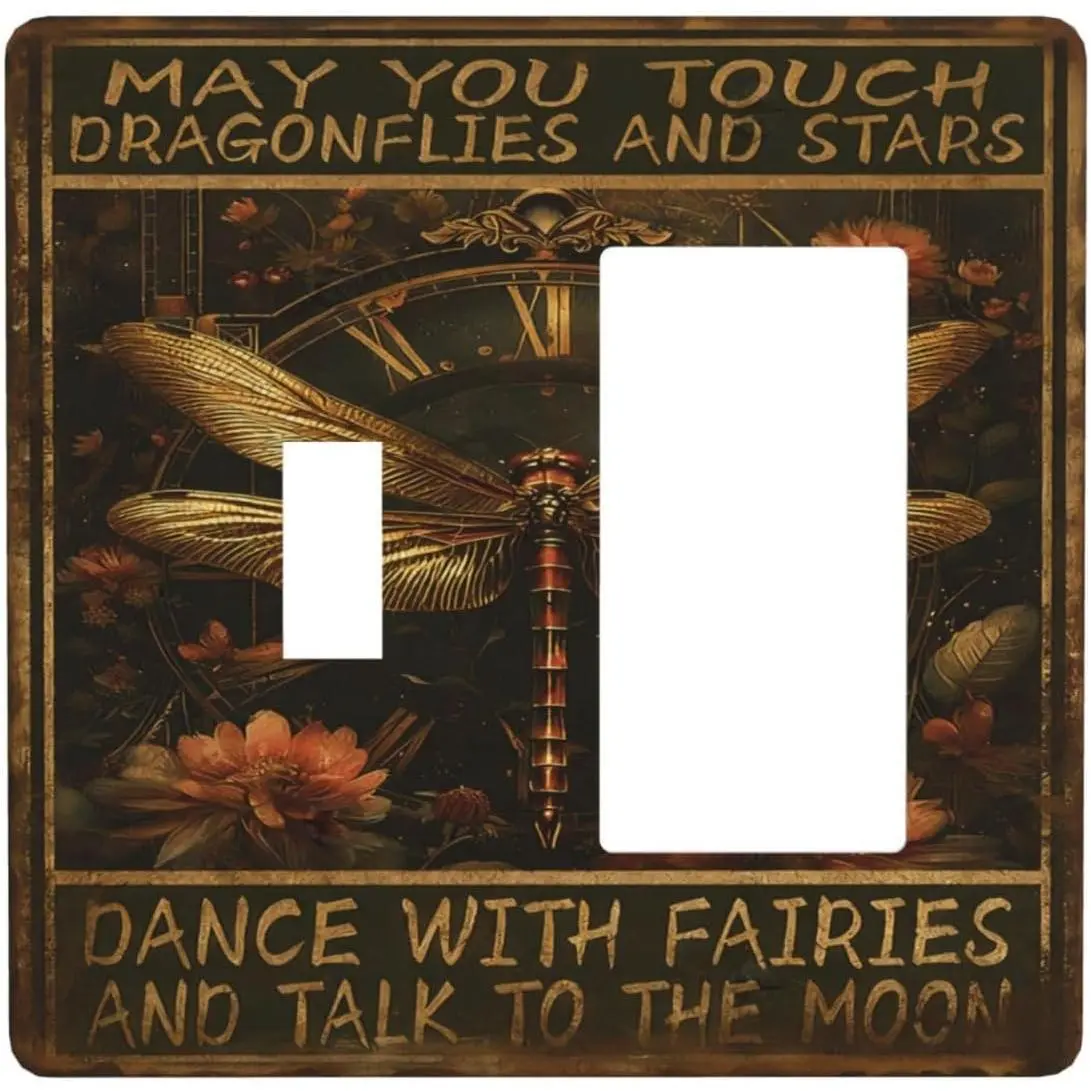 Dragonfly Floral Vintage Talk To The Moo