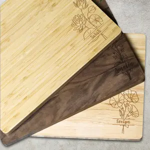 Personalized Split Birth Flower Cutting Board, Custom Chopping Board, Mother's Day Gift, Birthday Gift, First Home Gift, Engraved. #Mother's Day Gift, #PersonalizedGifts, #GiftIdeas - ADD PERSONALIZATION IN THE NOTES