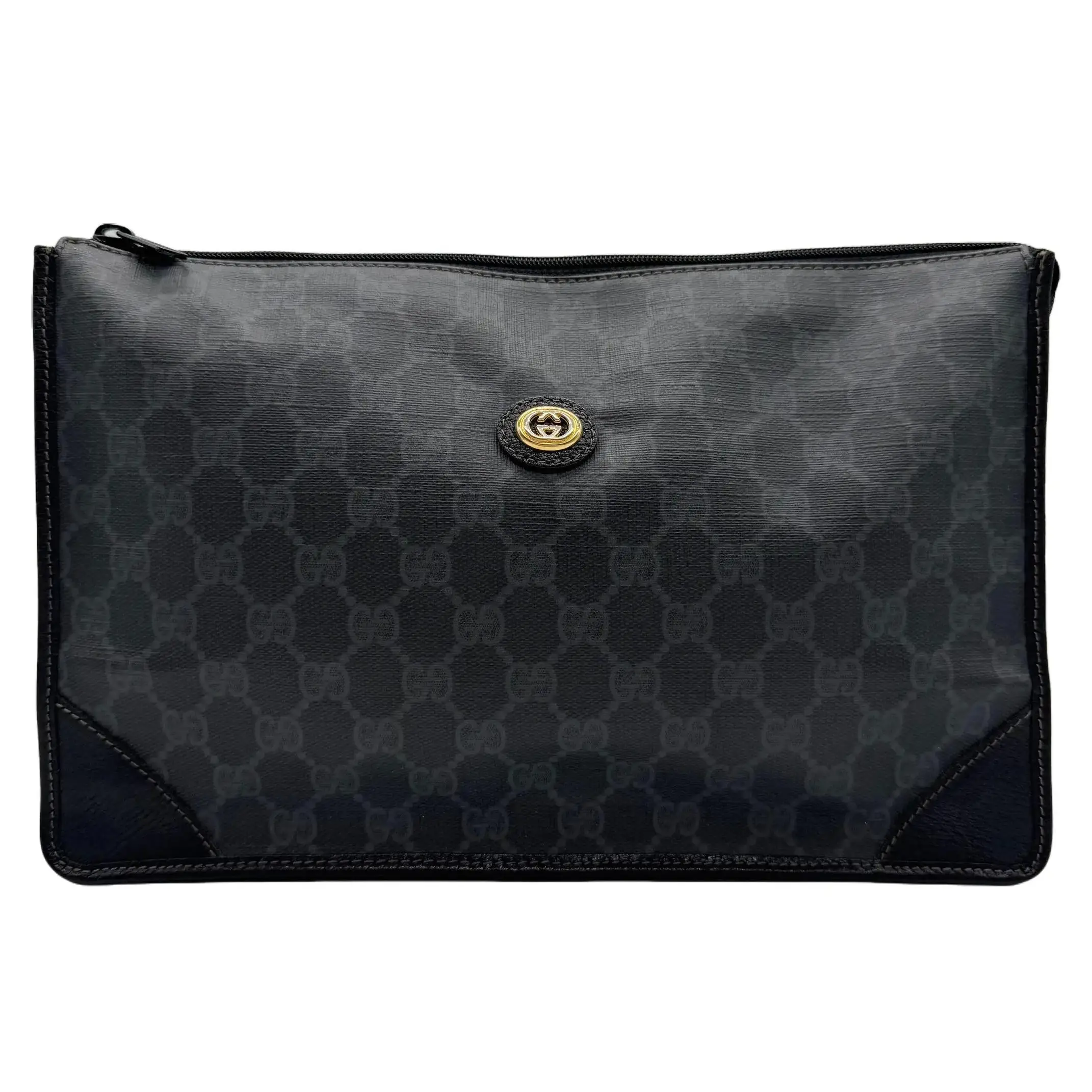 Pre-owned GUCCI Sherry Line Clutches & Wristlets Cosmetic Pouch Clutch Bag