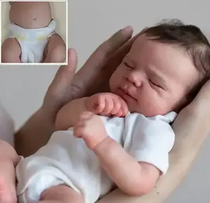 Realistic Reborn Baby Dolls Vinyl Full Body Girl 18 Inch Lifelike Baby Dolls That Look Real Life Newborn Infant Baby Doll Anatomically Correct Toy Xmas Gifts