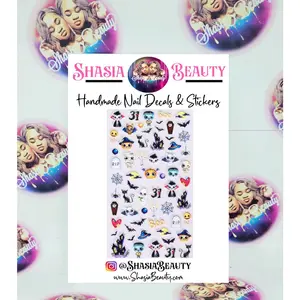 Cute Boo 5D Nail Stickers