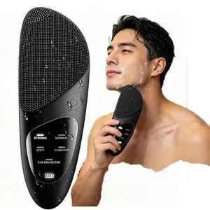 Flexible Silicone Electric Face Brush, Facial Cleansing Brush, Waterproof Rechargeable, Multi-Mode Adjustable, Gentle Deep Cleaning, Exfoliates & Massages, Unisex, Ideal Gift