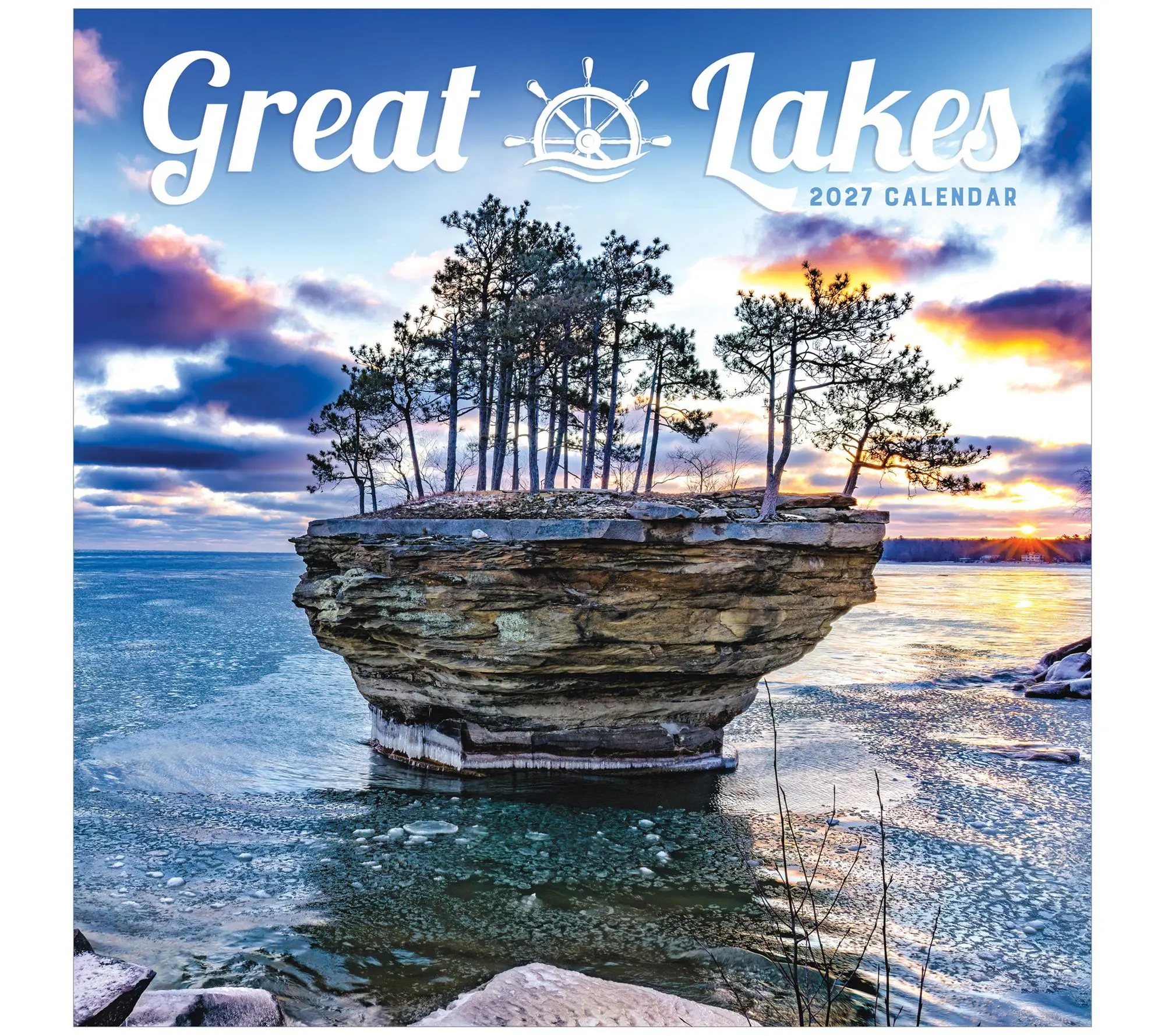 TF Publishing 2027 Great Lakes Wall Calendar