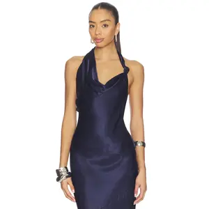 SNDYS Junie Halter Top in Navy
