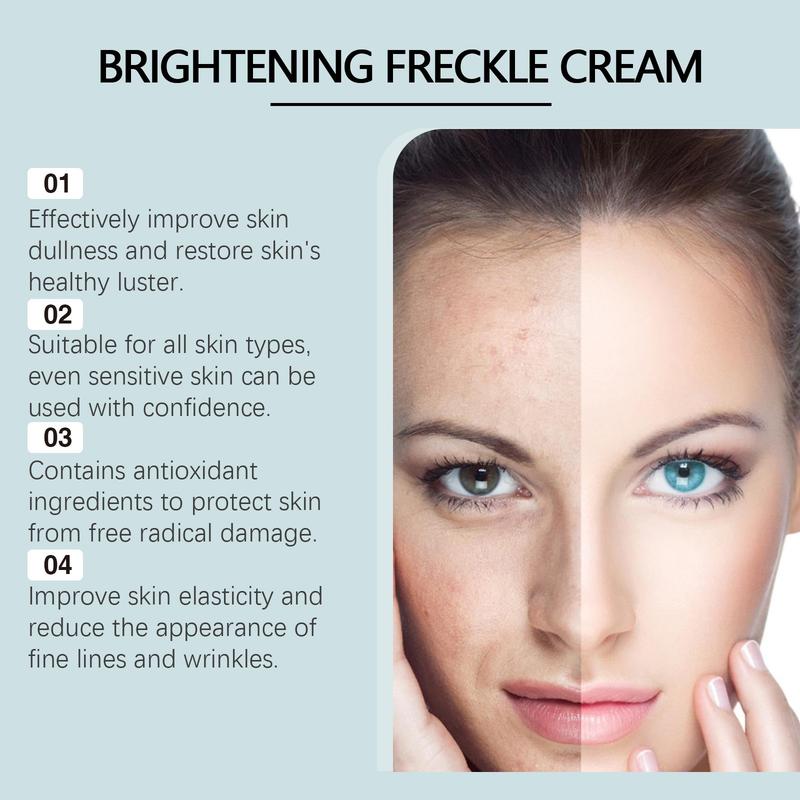Hoygi Brightening Dark Spot Corrector Cream - Freckle & Sun Spot Fading | Deep Hydrating Gentle Formula, All Skin Types Friendly