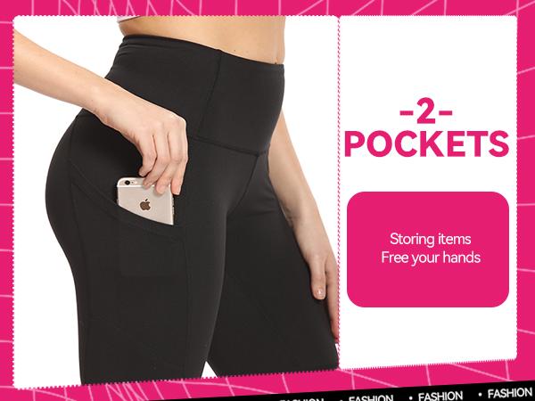SHOWITTY High Waisted 3 Pack Women's Biker Shorts with Pockets, 11" Plus Size Lightweight Spandex Yoga Workout Running Shorts for Casual Daily Wear