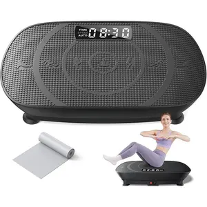 Vibration Plate Exercise Machine, Whole Body Workout Equipment for Women, Bluetooth and Silicone Pedal, Vibration Plate with Auto Mode, Vibrate Fitness Platform for Home