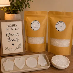 Pre-Scented Cured Aroma Beads Bagged 8oz For Car Freshie Making