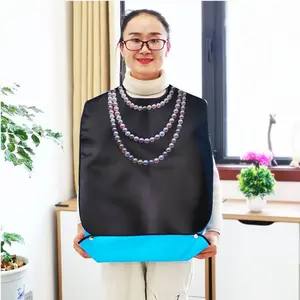 Senior Waterproof Bib, Large Adult Eating Apron, Anti-Slobbering Mouthguard, Fashionable and Durable, Ideal for Elderly Care