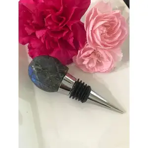 Labradorite Crystal Wine Stopper