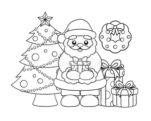 Christmas Coloring Book for Festive Fun Creative Expression Ideal Gift Easy to Use Perfect for Kids and Adults