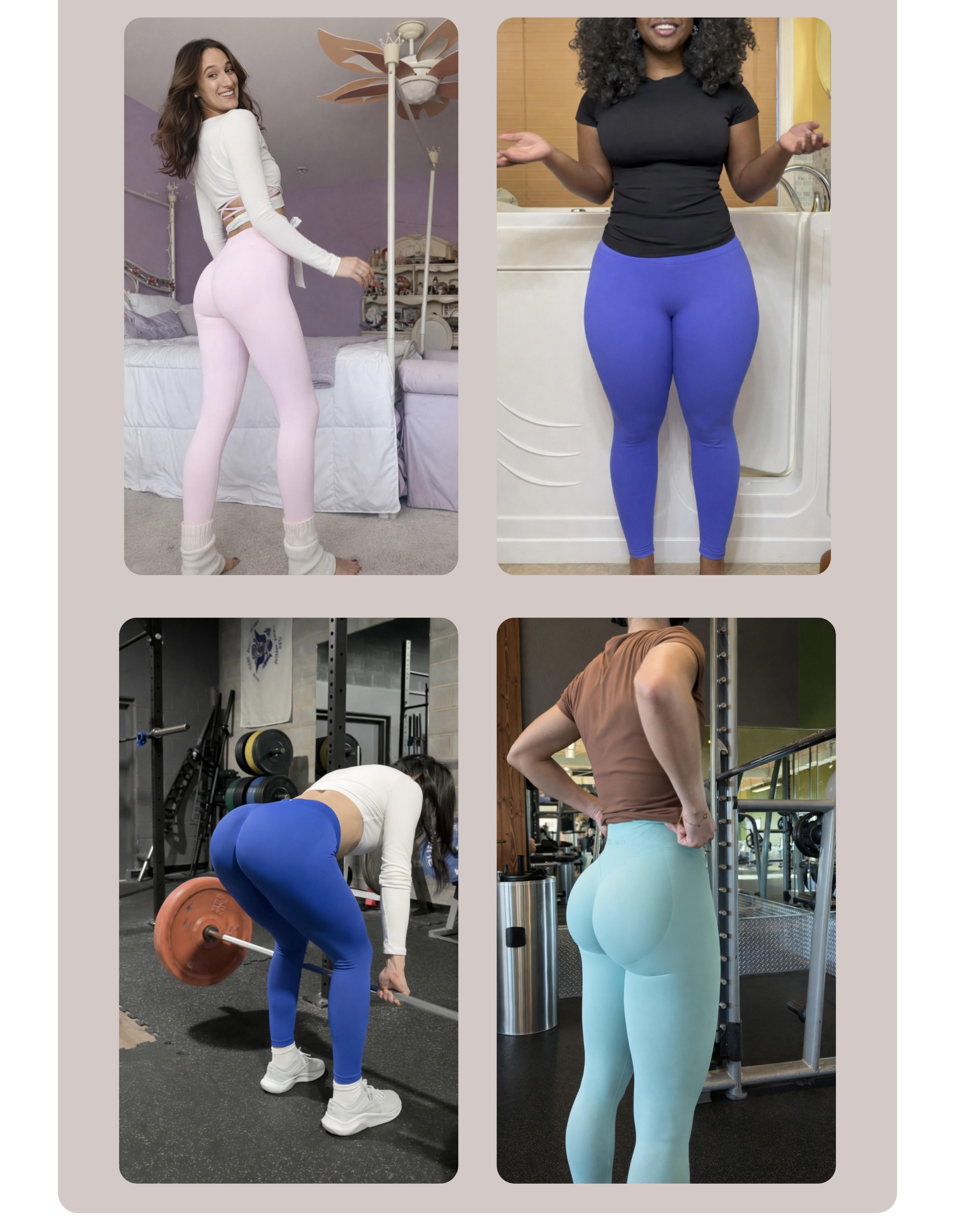 Coral Canton High Waisted Seamless Impact Leggings