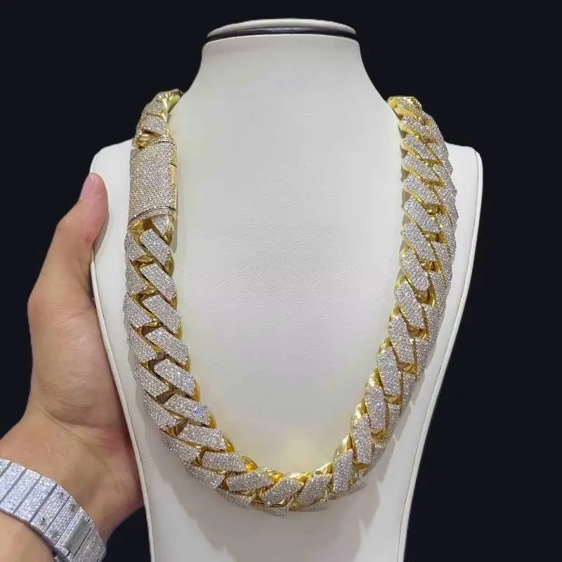 15mm Men's Miami Cuban Link Chain