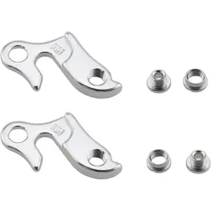 2PCS Aluminium Alloy Rear Gear Derailleur Hanger Universal Transmission Rack for Mountain Road Bike (Number 1)