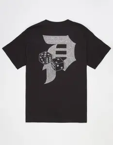 PRIMITIVE Dice Rhinestone Mens Heavyweight Tee