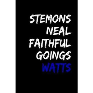 USED-Stemons Neal Faithful Goings Watts: Blank Lined Journal: Zeta Phi Beta Gift for a Soror; Inspirational Notebook for Writing by G. Lifestyle Journals