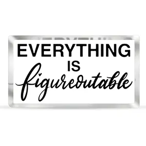 Acrylic Office Desk Decor Sign, Office Home Decor, Inspirational Wall Decoration, Cubicle Decor Gift for Boss, Birthday Christmas Present Idea