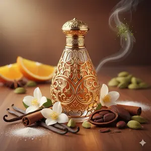 Serendipity (U)/ oil base/ vanilla powdery warm spicy citrus white floral cacao fresh spicy cinnamon floral almond