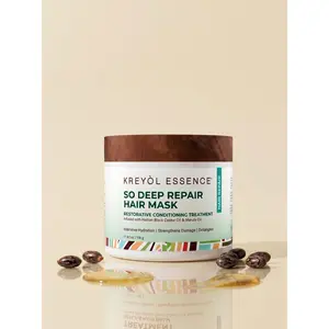 Haitian Black Castor Oil: So Deep Moisture Hair Mask (8oz)