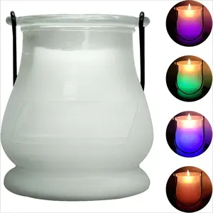 Color Changing LED Citronella Outdoor Scented Candle