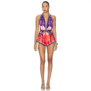 retrofete Ledda Romper in Santorini Marine