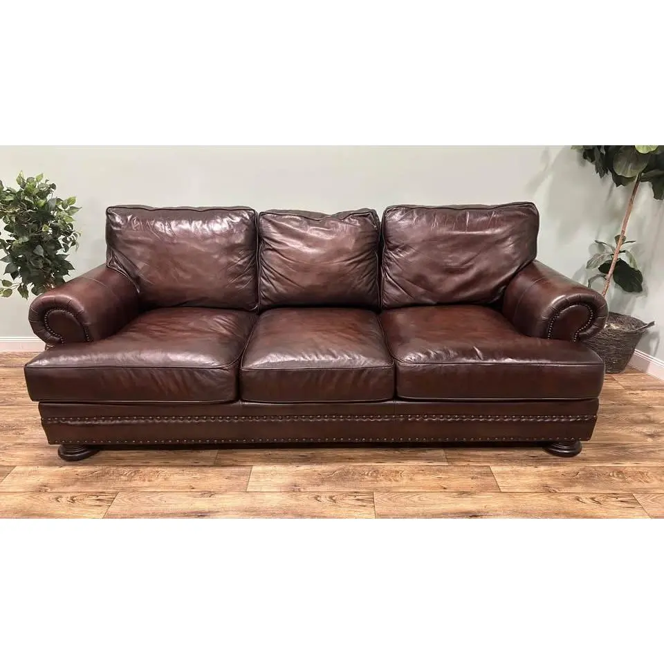 Bernhardt Leather Sofa