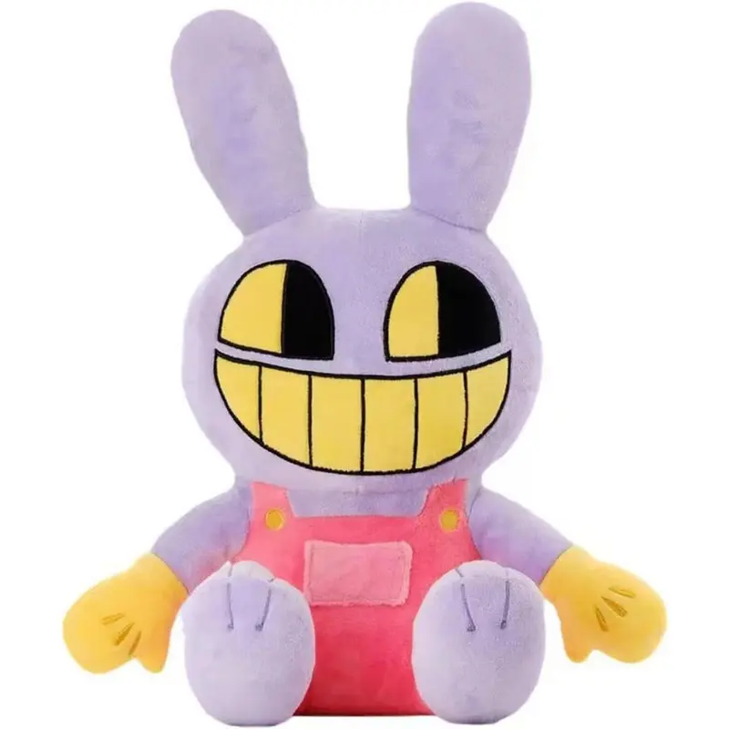 SAJISP The Digital Circus 10in Jax Huggable Stuffed Animal - Soft Adorable Figure Doll, Kids' Birthday Holiday Gift, Toys & Hobbies Stuffed Toy, Soft Adorable Stuffed