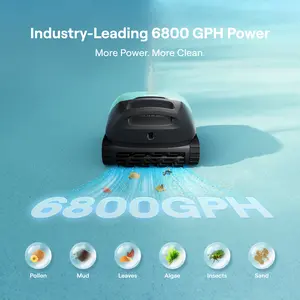 (2026 New) Beatbot Sora 10 Cordless Pool Vacuum Robot,6800 GPH Suction Power, 3-Zone Coverage and Shallow Area Cleaning, Smart Waterline Parking, 5L Debris Capacity, Up to 300 Mins Floor Cleaning