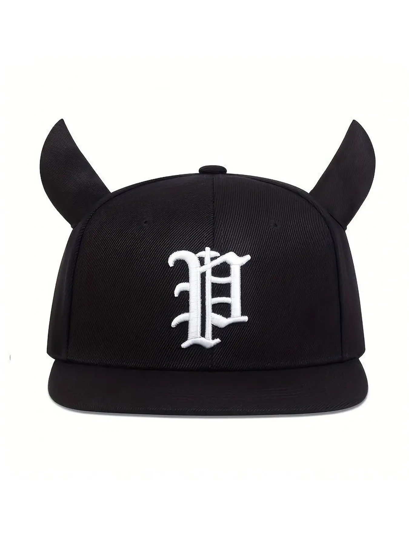 Unisex Devil Ox Horn Embroidered Trucker Hat | Men & Women Bold Snapback Cap Snapback Trucker Hats Embroidery Trucker Hat