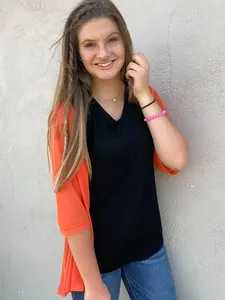 Orange Kickoff Kimono by Crazy Train