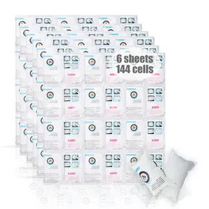 Shipping Cold Packs Dry Ice for Shipping Frozen Food, Flexible Cold Ice Pack Sheets for Coolers, Long Lasting Freezer Ice Packs 14'' X 13'' 144Cells Cooling Pads Soft Lightweight Storage