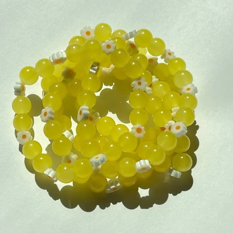“Daisy” Beaded Bracelet