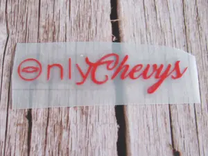 Only Chevys Decal for All Compatible Models - Durable & Long-Lasting Car Sticker
