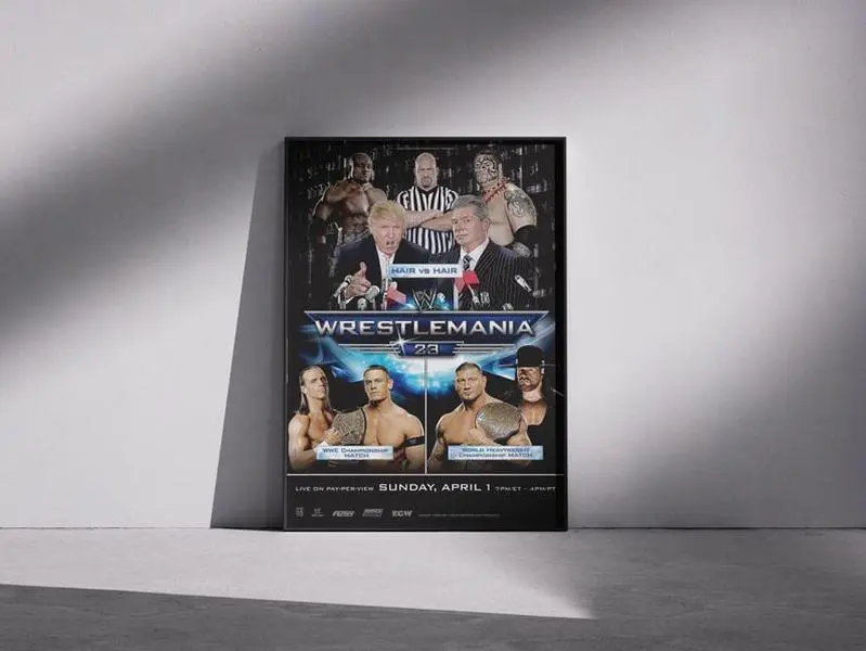 WWE Wrestlemania 23 Poster  - A Must-Have for Wrestling  Fans poster #190
