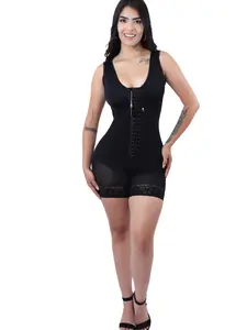 Ehrisw   Fajas Colombianas Shapewear for Women Tummy Control Full Shapewear Butt Lifter with Zipper Crotch