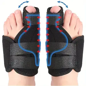 Cotton Bunion Corrector for Hallux Valgus with Rubber Plate - Effective Toe Straightener
