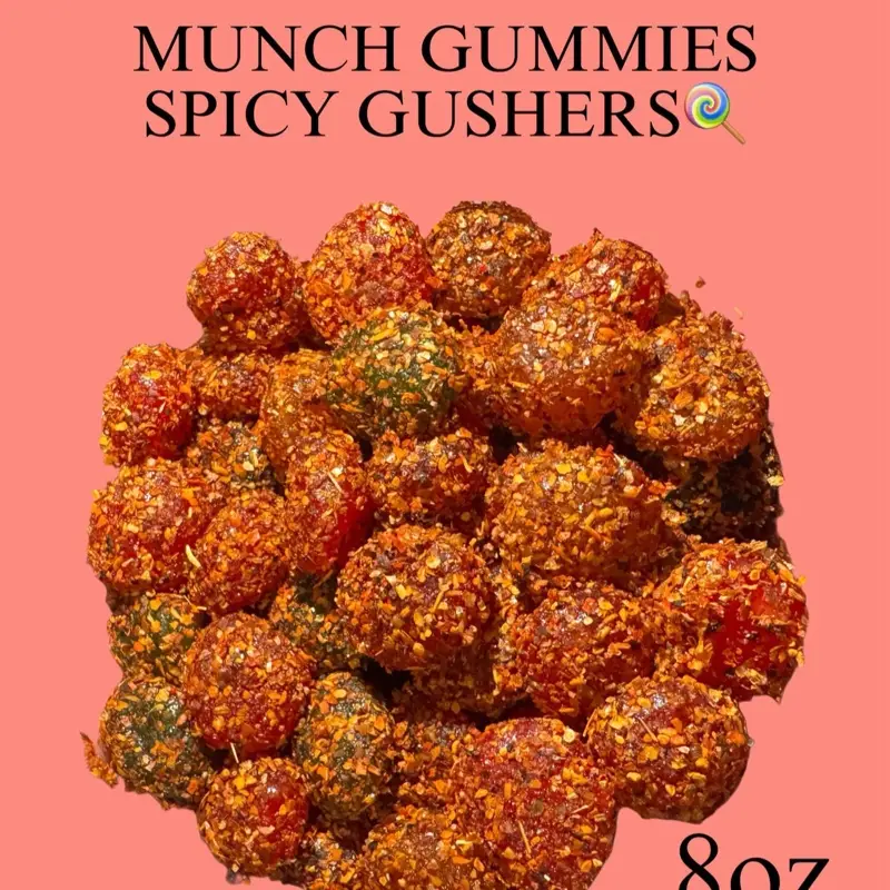 Munch Gummies ~ Spicy fruit guish