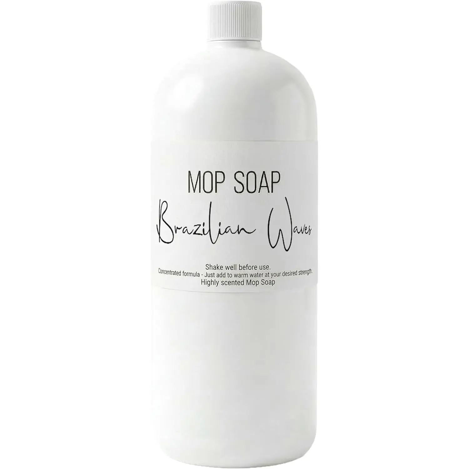 Original 32 oz Premium Mop Soap Brazilian Waves Scented, Gentle Floor Cleaner for all Surfaces, Non-Toxic, Pet and Skin Safe Formula, Streak-Free Shine