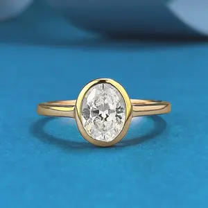 【#ZA268】(Nathaniel)1CT  Lab Made Gemstone Fashion jewelry Ring