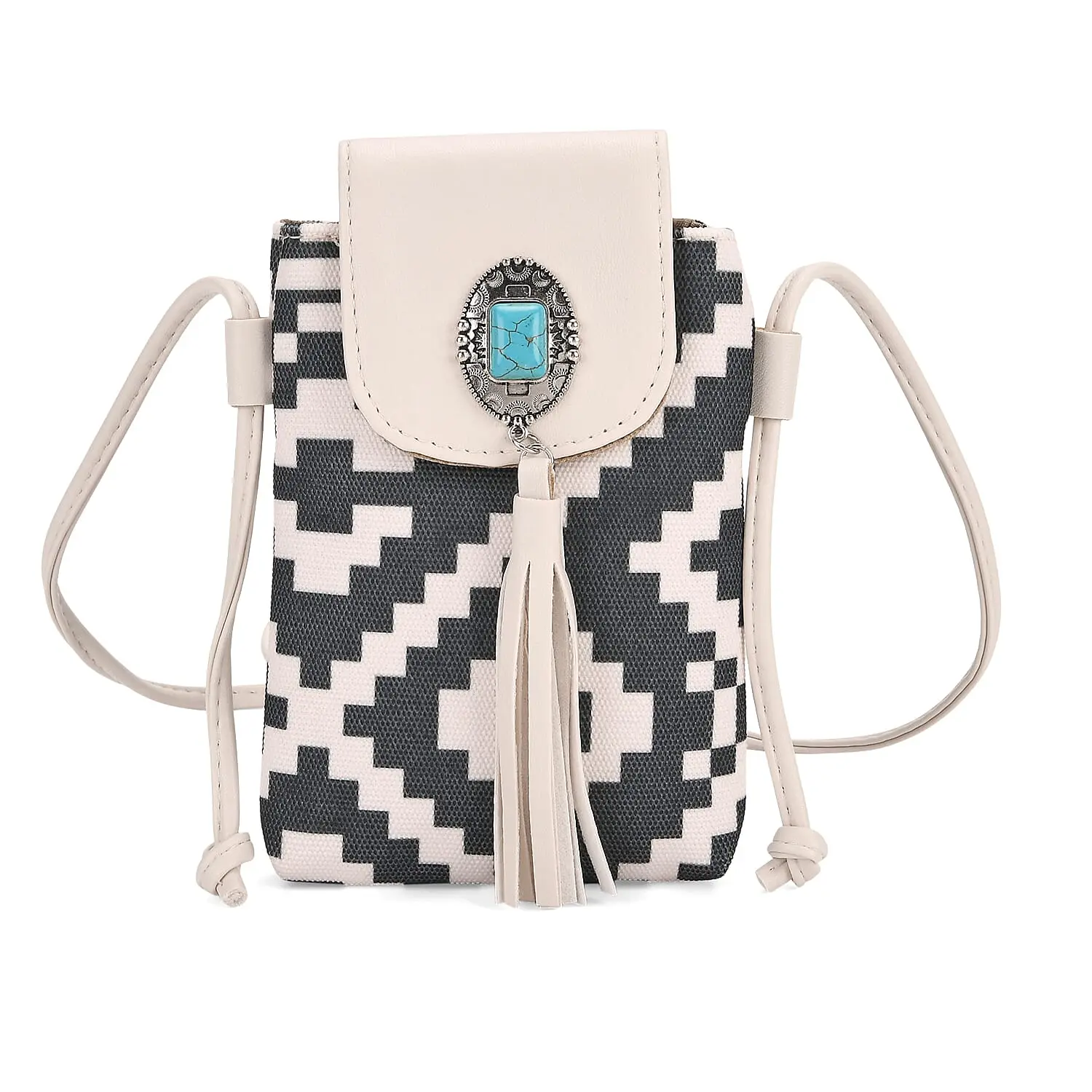 White Linear Tassel