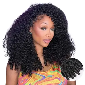 250% Density Burmese Curly Human Hair Wig  13x4 HD Transparent Lace Frontal Wigs Pre Plucked Rem Burmese Human Hair Wigs 28 Inch