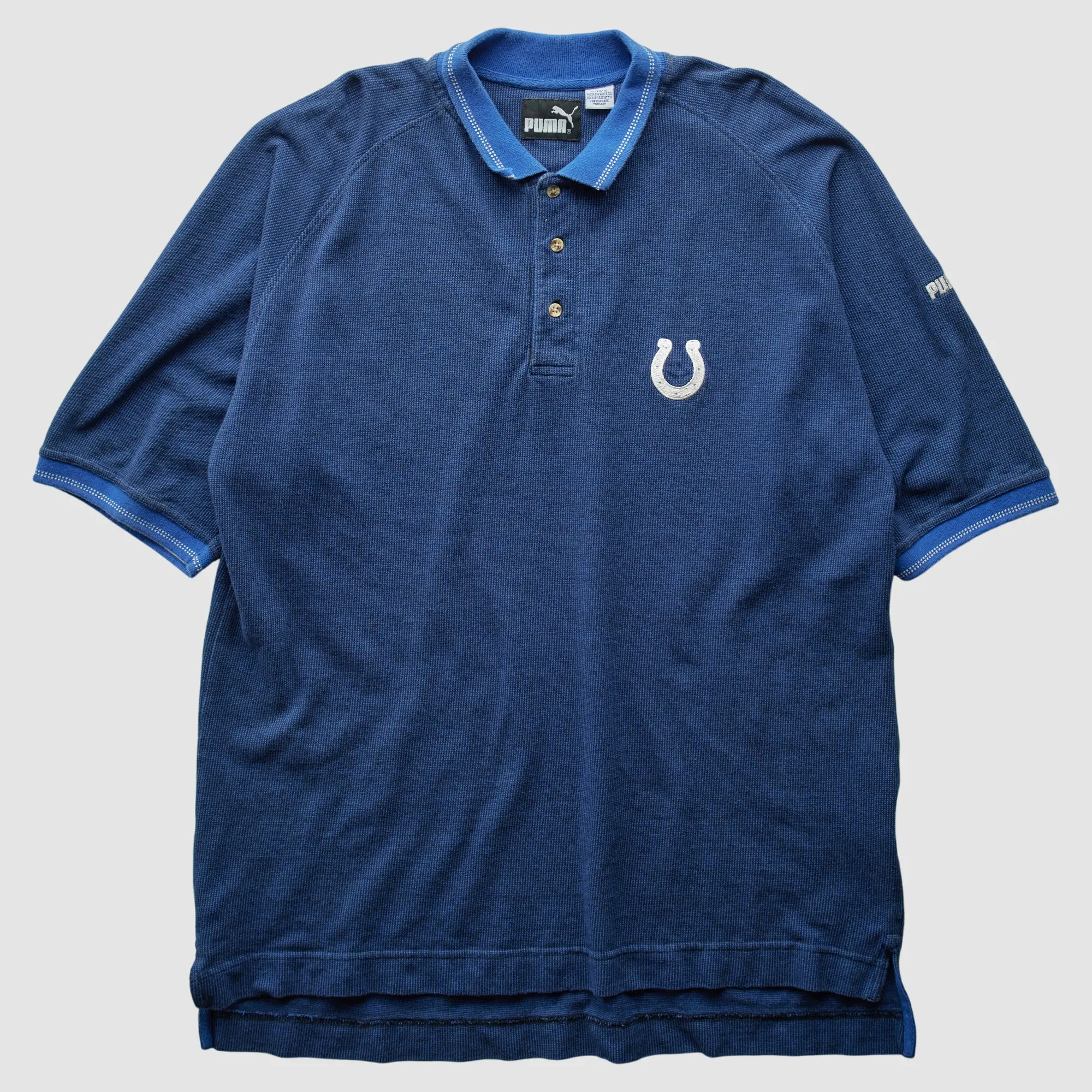 Indianapolis Colts Puma 90s Polo - Blue - 2XL