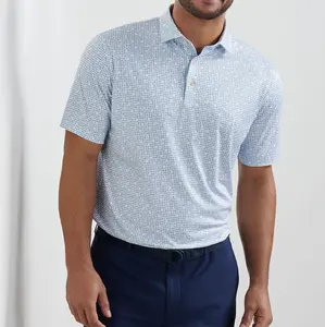 Ace Of Spades Performance Jersey Polo - Master Golf Polo Shirts Short Casual Dry Fit Performance Designed Collared Golf Polo Shirts for Men Plus Size Men's Tops