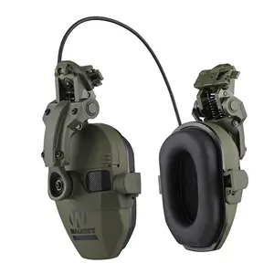 Shooting earmuffs, tactical helmet, headphones, Ear protectors, Electronic hearing protector equipped with ARC rail